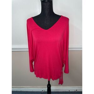 John Paul Richard Hot Pink Blouse Size Medium